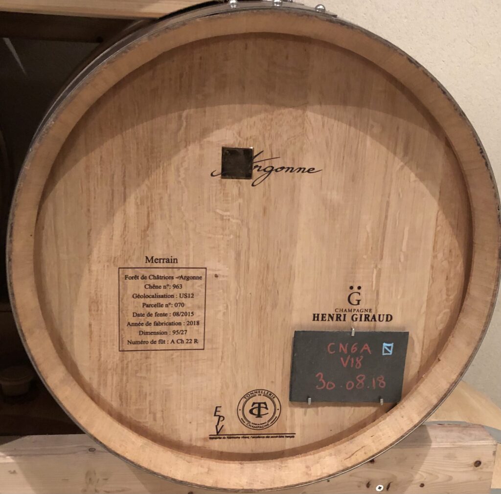 Chêne et vin d 'origine